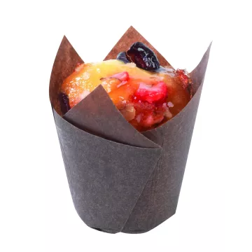 Caissette papier cuisson tulipcup brune - Nordia